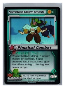 1x DBZ CCG NAMEKIAN ELBOW SMASH 61 HOLO FOIL ANDROID SAGA SCORE DRAGON BALL Z - Picture 1 of 1