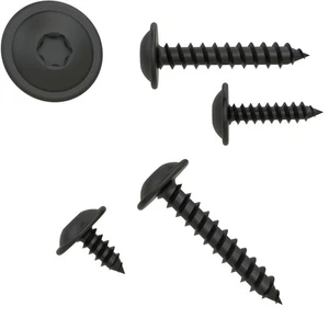 Tornillos de chapa TORX cabeza plana con disco negro galvanizado 3,9 mm DIN 7049 - Imagen 1 de 6