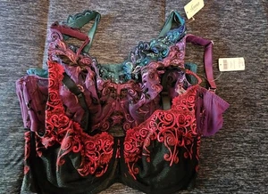 DREI (2 neue und 1 gebrauchte) Soma sinnliche ungefütterte BHs mit Spitze 36DD - Bild 1 von 2
