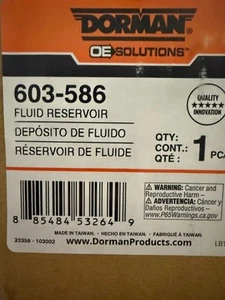 Dorman 603-586 Front Engine Coolant Reservoir Compatible with Select Chrysler/Do - Picture 1 of 1
