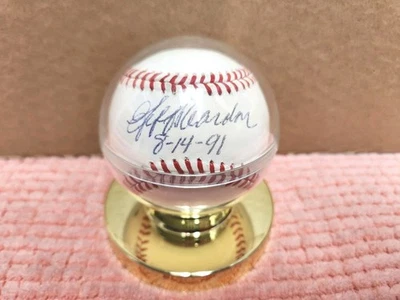 De colección 1991 Jeff Reardon Autografiado Béisbol ROALB Medias Rojas "DiMag" ESTADO Foto 1 de 2