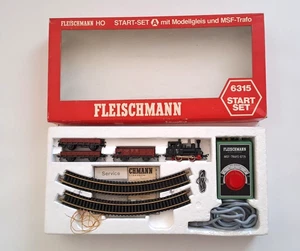 Fleischmann H0 6315 Start - Set Dampflok mit Modell - Gleis in OVP - Bild 1 von 4