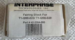 Interphase Transducer Fairing Block. For Interphase T1-I200-026 / T1-I200-029 - Picture 1 of 2