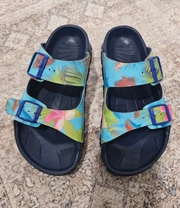 Sandali Birkenstock Birki's Haiti Lagoon scena oceano tropicale Arizona taglia EU 37 - Foto 1 di 15