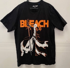 Uniqlo Japan Bleach Black T-Shirt Sz XL Japanese manga anime collab - Picture 1 of 7