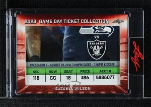 2023 Leaf Game Day Ticket Collection Russell Wilson #TC-9 - Picture 1 of 7