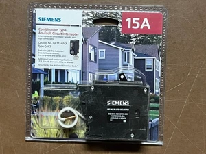 SIEMENS KOMBI TYP LICHTBOGEN-FEHLER-STROMKREISUNTERBRECHER QA115AFCP 15A NEU VERSIEGELT - Bild 1 von 1