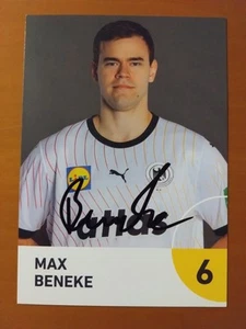 Max Beneke, Orig.-Autogr.,AK,dt. Handball-Nationalmannschaft 2024,#6👍🤾 - Bild 1 von 2