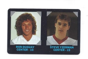 1985-86 7-Eleven Steve Yzerman Novato #5 Ron Duguay NHL Coleccionistas Serie 7-11 - Imagen 1 de 2