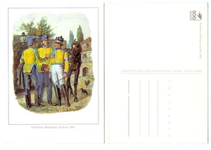 102266 - Postillion, Postman, Saxony 1866 - Old Artist Card - Picture 1 of 1