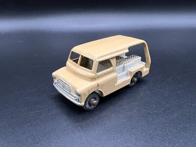 Matchbox Bedford Milk Delivery Van No 29 Tan Lesney England Gray Wheel - Image 1 of 4
