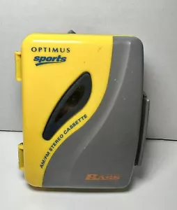 Optimus SCP-90 Sports AM FM Stereo Radio Cassette Player - Picture 1 of 4