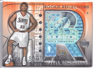 2003-2004 Triple Dimensions Willie Green Rookie Reflections Sixers RC #1978/1999 - Foto 1 di 2