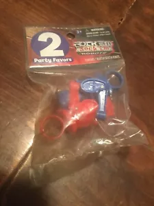 Mini Rock'em Sock'em Robots Party Favor Pack RINGS ORIGINAL AUTHENIC BRAND NEW - Picture 1 of 2
