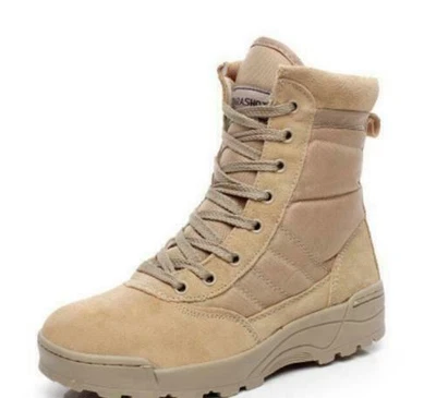 Hombres Mujeres Desierto Táctico Botines Senderismo Militar Aire Libre Zapatos Foto 1 de 4