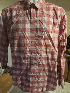 Camisa ROBERT GRAHAM X Collection Para Hombre Cuadros L/S Puño Abatible L - Imagen 1 de 6