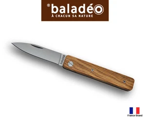 Baladeo 103mm PAPAGAYO 420 Stainless Blade Olive Tree Wood Pocket Knife - Picture 1 of 11