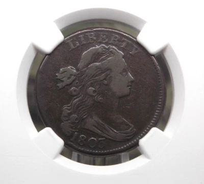 1803 Draped BUST Large Cent 1c NGC VF20 BN #002 Very Fine ECC&C, Inc. - Image 1 of 4