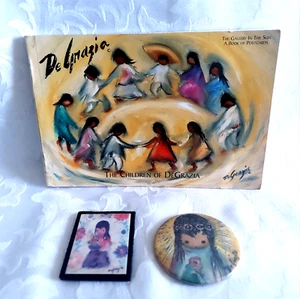 De Grazia Book of Post Cards, Magnet & Mirror Lot - Picture 1 of 10