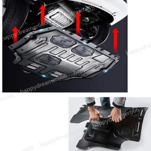 For Audi 2017 2018 2019 A4L Under Engine Splash Shield Guard Mudguard Kit Black - Picture 1 of 10