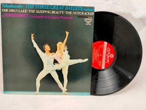 ANSERMET/TCHAIKOVSKY THREE GREAT BALLETS HIGHLIGHTS 1974 Vinyl LP Japan Pressing - Picture 1 of 2