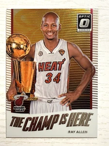 2017-18 Donruss Optic Basketball The Champ Is Here #13 Ray Allen - Heat - Picture 1 of 2