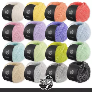 Lana Grossa 50 g Finitio Sommergarn Baumwolle Stricken Wolle Garn 16 Farben - Bild 1 von 33