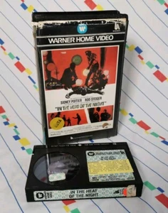 In The Heat OF The Night Ex Rental Pre Cert Betamax Tape - Picture 1 of 11
