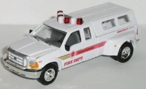 WESTCHESTER IL. FIRE DEPT / 1999 FORD F-350 HOOD & TAILGATE OPEN Pickup Truck - Picture 1 of 3