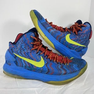 Scarpe da basket Nike Zoom KD 5 Natale 2012 554988-401 da uomo taglia 9,5 - Foto 1 di 12