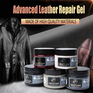 Advanced Leather Repair Gel Kit Filler Restore Car Seat Sofa Scratch Rips Holes - Picture 1 of 22