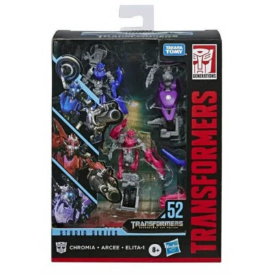 Transformers Chromia Arcee Elita-1 Studio SS52 Set Of 3 Figure Hasbro Official - Image 1 of 4