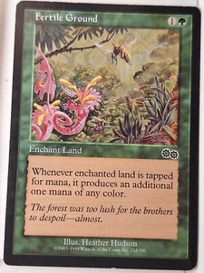 Fertile Ground - Urza's Saga - Magic the Gathering MTG Nice! - Picture 1 of 2