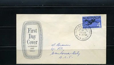 AUSTRALIA cover TO CAMBERRA CITY JL. 6  1966  ''RESCUE'' - Image 1 of 2