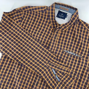 Scotch & Soda kariertes Hemd mit Knopfleiste Langarm Regular Fit XL - Bild 1 von 8