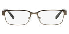 Armani Exchange Ax1017 Eyeglasses Men Silver Rectangle 54Mm New 100% Authentic