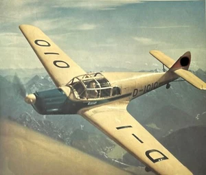 WW2 Vintage Luftwaffe Calendar Page Messerschmitt Me 108 Taifun (XL) - Picture 1 of 2