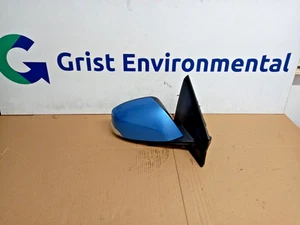 RENAULT MEGANE COUPE O/S DRIVERS SIDE RIGHT ELECTRIC WING MIRROR BLUE (510) - Picture 1 of 12