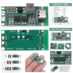 Lithium Batterie Boost Lade Modul 2S 3S 4S Einstellbar kompakt für Powerbank PDA - Bild 1 von 9