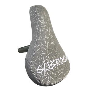 SUBROSA LETUM 1 PC MID BMX BICYCLE SEAT + POST COMBO SHADOW BLACK NEW - Picture 1 of 8
