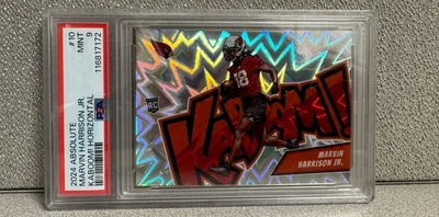 Jogo Kaboom Chaser 2024 – Marvin Harrison Jr. Rookie PSA 9 + CJ Stroud automático - Imagem 1 de 4