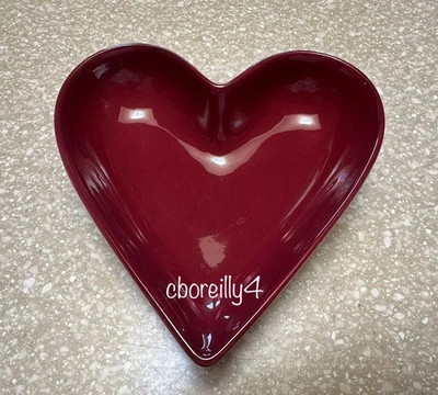 Plato en forma de corazón The Pampered Chef #2076 6" adiciones simples NUEVO Foto 1 de 4