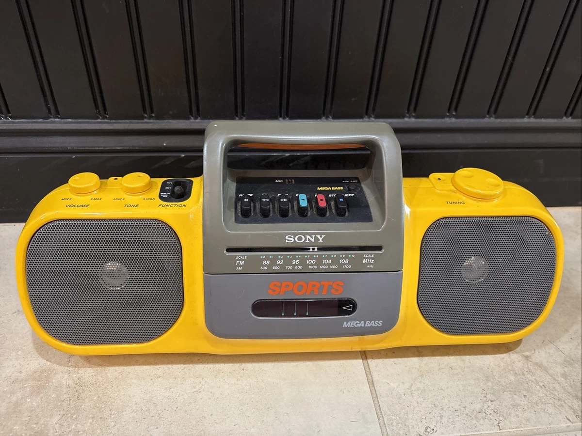 Sony Yellow Portable Boomboxes | eBay