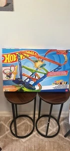 Hot Wheels Action Spiral Speed Crash Track Set + 1Car, Powered Motorized Booster - Picture 1 of 6