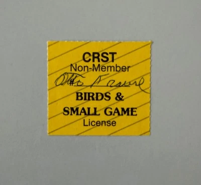 Estampilla de reserva india Cheyenne River Sioux 1984-91 aves - CR# 7 Foto 1 de 2