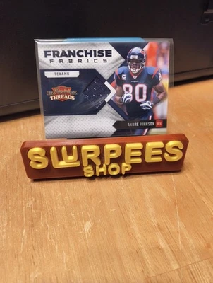  2010 Panini  Franchise Fabrics Jersey Andre Johnson 123/299 Houston Texans WR  - Image 1 of 3