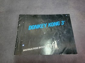 Donkey Kong 3 NES Instruction Booklet Manual Only 1986 First Print No TM (R)