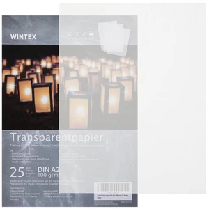 Transparentpapier DIN A4 50g/qm – transparentes Bastelpapier - 50 Blatt - Bild 1 von 7