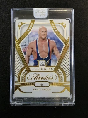2024 PANINI FLAWLESS WWE Cards Kurt Angle Legends /25 Ultra Rare #66 DIAMOND - Image 1 of 2