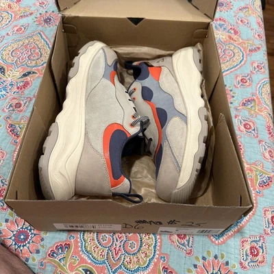 Zapato de Senderismo Teva Geotrecca RP Bajo Para Hombre Talla 9 Impermeable Beige/Azul/Naranja Foto 1 de 4